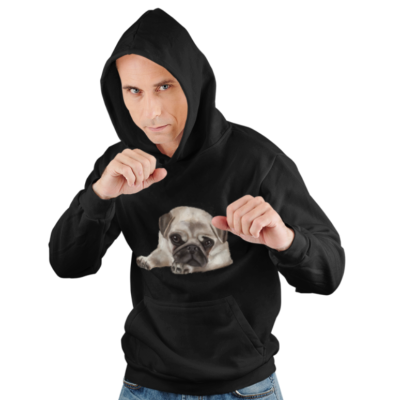 BLUZA Z KAPTUREM PUG